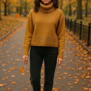 Madewell Golden Turtleneck Sweater